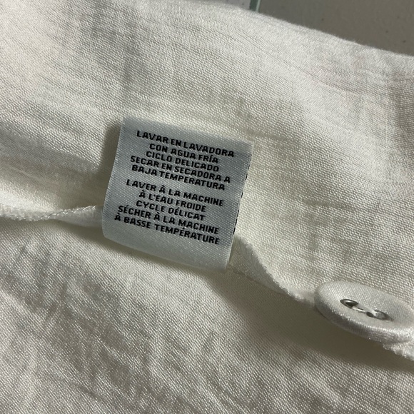 Ruby Rd. White Textured Button Front Jacket - Picture 7 of 8